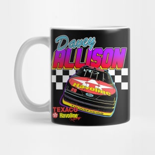 Davey Allison Havoline Retro Nascar Design Mug